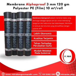 Waterproofing/Membran Bakar  3 mm PE Film