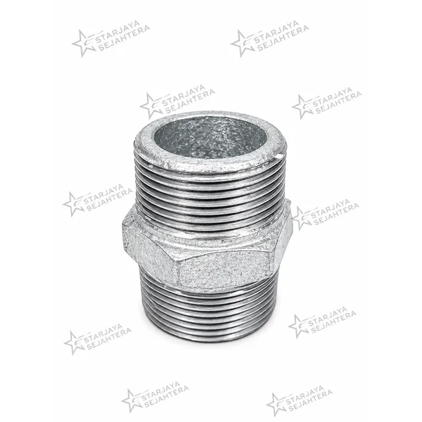 DOUBLE NIPPLE STAINLESS STEEL 304 1 1/4"