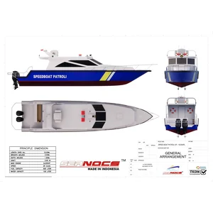 SPEED BOAT PATROLI FIBERGLASS SF - 152300PL