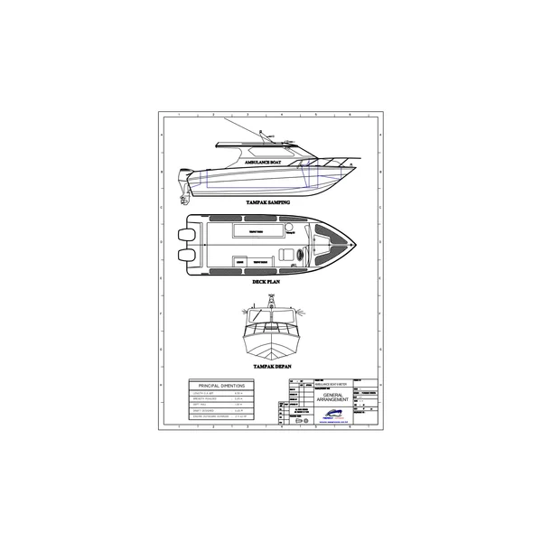 Speed Boat Ambulance 6 Meter