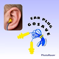 Ear Plug Gosave Earplug Ultrafit Corded 25 Db Pelindung Telinga 