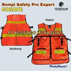 Rompi Safety 6 Kantong PRO EXPERT Scotlite GOSAVE