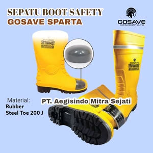 Rubber Safety Boots GOSAVE SPARTA Steel Toe