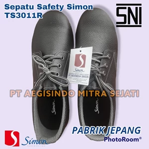 Sepatu Safety SIMON TS3011R Steel Toe Cap Safety Shoes Kualitas Jepang 