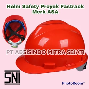 Helm Safety Proyek Fastrack Putar VGARD Safety Helmet V GARD MERAH ASA