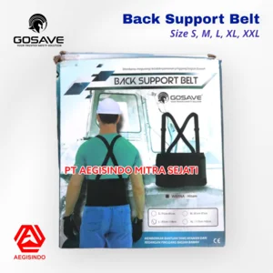 Original Back Support Belt GOSAVE Sabuk Penyanggah Punggung Dan Perut Safety Belt Alat Safety Lainnya