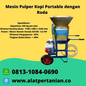 Mesin Pulper  Kopi Beroda Terbaru