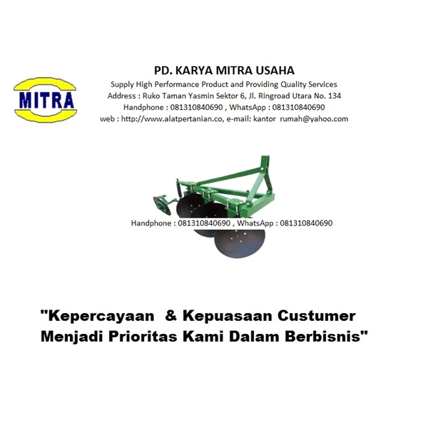 Implement Disc Plough Tractor Horja