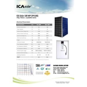 Solar Panels-Solar Panel-Monocrystalline Solar Cell 100 Wp