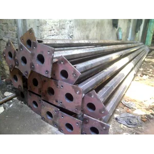 Tiang Pju 6 Meter Oktagonal - Pipa Galvanis