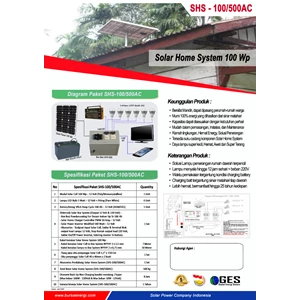 Solar Home System 100Wp - Panel Tenaga Surya