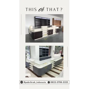 Meja Kasir Supermarket Model Baru