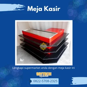 Meja Kasir Shelving Kode 1925