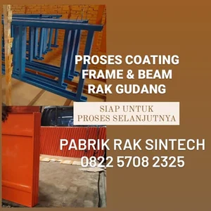 Coating Powder Beam Dan Frame Rak Gudang