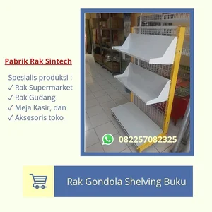 Rak Gondola Shelving Buku