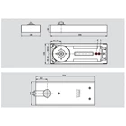 Floor Hinge Spring Dorma BTS 84 EN 3 BODY ONLY + COVER  ( Engsel Tanam Untuk Pintu Kaca Kayu & Aluminium ) 2