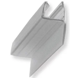Glass Clip Seal Polycarbonate ( Clip List D Y F H ) Lis Penutup Celah Pintu Kaca Kamar Mandi atau Shower