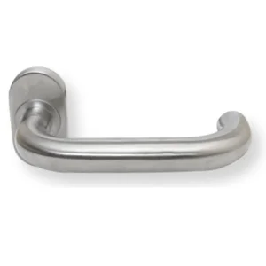 Handel Pintu Stainless Engkol Aluminium Door Lever Handle Pintu Stainless Oval LHTR 84030 SSS