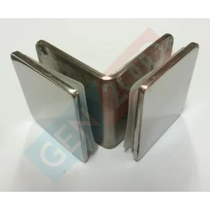 Konektor Kaca ke Kaca 90 Derajat Glass Clip Connector Glass To Glass Partition