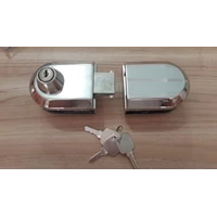 Kunci Grendel Pintu Kaca Double Glass Door Lock