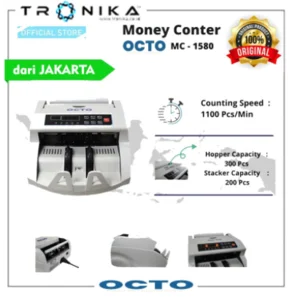 Mesin Penghitung Uang Kertas Octo Mc 1580 (Uv Magnetic Led)