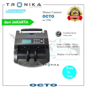 Mesin Penghitung Uang Kertas Octo Mc 1584 (Uv Magnetic Lcd)