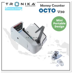 Mesin Penghitung Uang Kertas Portable Octo V30 Garansi Resmi