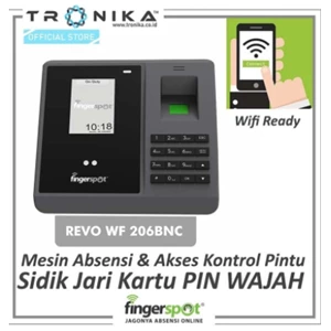 Fingerprint Attendance Machine And Face Pin Card Fingerspot Wf206bnc