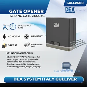 Pintu Otomatis Mesin pagar Otomatis DEA Sliding Gate Gulliver 2500KG New Version