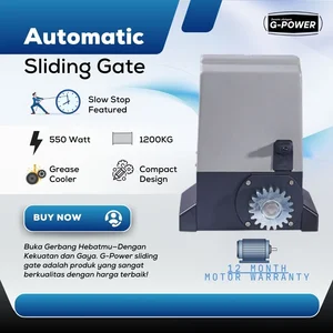 Pintu Otomatis Mesin Pagar Sliding Gate G Power 1200KG 