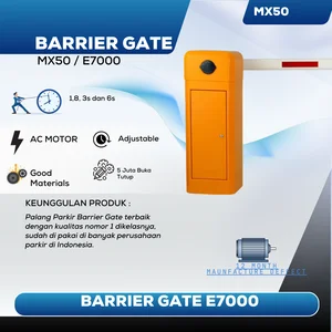 Palang Parkir Barrier Gate Automatic Lane Barrier E7000 AC Motor