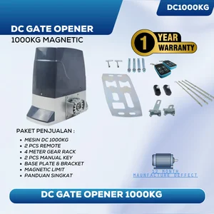 Pintu Otomatis / Mesin Automatic Sliding Gate Opener Gate Operator DC 1000KG Garansi