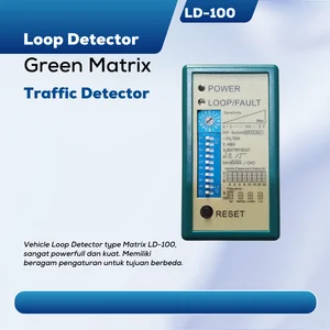 Vehicle Loop Detector Traffic LD100 Hijau / VLD Hijau Single Channel – Sensor Deteksi Kendaraan Barrier Gate & Palang Parkir Otomatis