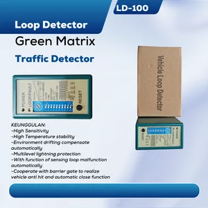 Vehicle Loop Detector Traffic LD100 Hijau / VLD Hijau Single Channel – Sensor Deteksi Kendaraan Barrier Gate & Palang Parkir Otomatis
