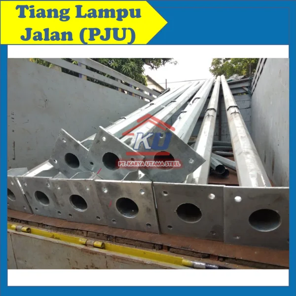 Tiang Lampu PJU Galvanis Surabaya