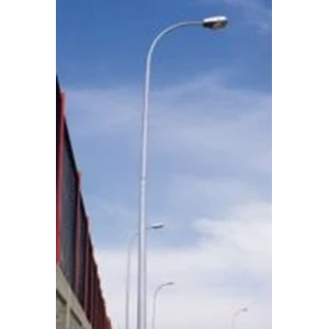 8 Meter Octagonal Street Light Pole Single Paraball Ornament