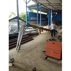 Tiang PJU Single Ornament Oktagonal Paraball H 11M