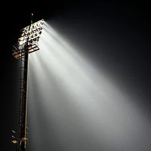 Tiang PJU Lampu Sorot Bulat 10 Meter