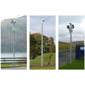 7 Meter HDG Octagonal Pipe CCTV Pole