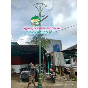 Antique Flower Pile Lamps Bandung