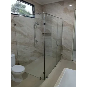 Kaca Shower Tempered Clear 10mm