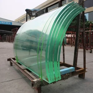 Kaca bending clear 10mm custom