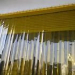 Tirai PVC Curtain Yellow /kuning