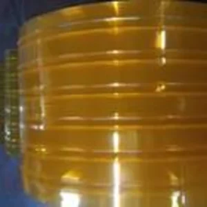 Tirai Pvc Strip bergaris/pvc curtain Ribbed Orange 