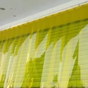 Tirai PVC Plastik Curtain Yellow Jakarta