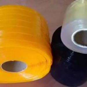 Tirai Pvc Curtain Ribbed Kuning Roll