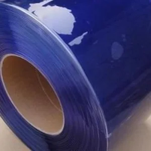 TIRAI PVC CURTAIN PLASTIK BIRU TRANSPARANT