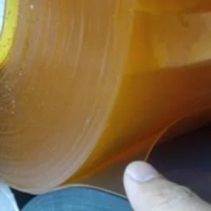 Tirai PVC Curtain Sheet lentur Yellow 