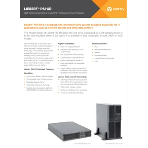 Extended Battery Liebert Vertiv PSRT3 48VBXR -UPS Battery Box (untuk UPS Emerson Liebert  PSI XR 2200 / PSI XR 3000  atau PSPS2200RT3-230XR dan PS3000RT3-230XR)