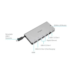 USB-C Travel Docking Station Targus DOCK414AP